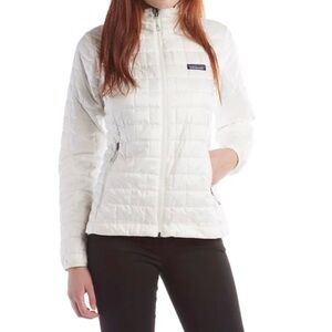 Patagonia White Quilted Jacket